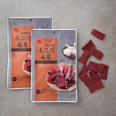 코주부 의성마늘 소고기 육포, 80g, 2개