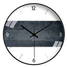 BT타임 30cm 스트라이프 아트 무소음 시계, 블랙2