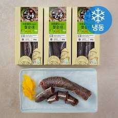 탐모라식품 브로콜리가 들어간 찰순대 (냉동), 250g, 3팩