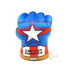 마블 주먹 장갑 인형 캡틴아메리카 오른손, 30cm, 블루 외