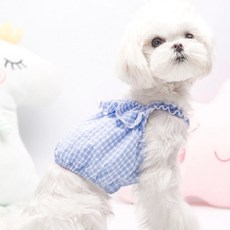 jpress강아지체크셔츠