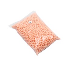 派對裝扮糖果色珠 250g 6mm, 杏, 1個