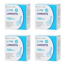 YW 일회용수동랜싯 30G 채혈침, 100개입, 4개