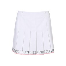 엘피지에이 하이웨이스트 플리츠 골프 큐롯 스커트 L211CU852P