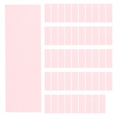 책갈피 5 x 15 cm, 페일 핑크, 50개