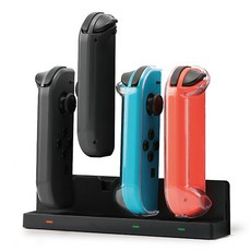 아리스노보 GuliKit 닌텐도 스위치용 JOYCON 충전 스탠드, NS25, 1개