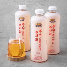 주스가돌아왔다 사과, 1000ml, 3입