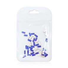 메이브라운 네일스톤 대용량 숏바게트 네일파츠 3 x 7 mm, 블루, 50개