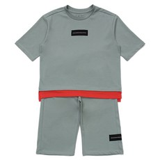 비플레이 아동용 플레이로고 트레이닝 상하의 세트