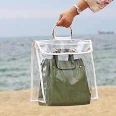 지플라워투명피크닉가방