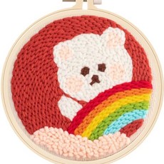 프랑스자수손수건만들기