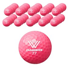 다이아윙스 고반발 비거리 전용 장타 골프공 X2, 핑크, 50개