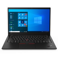 레노버 2021 ThinkPad X1 Carbon Gen 9 14, 블랙, 코어i5 11세대, 256GB, 16GB, WIN10 Home, 20XWS00T00