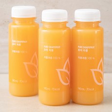 올가니카 퓨어 자몽, 190ml, 3개