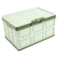 순잠 차박 캠핑 접이식 폴딩박스 30L, 그린, 1개