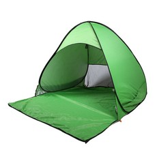 피티즘 캠핑 원터치 텐트 1500 x 1650 x 1100 mm, 그린, 2인용