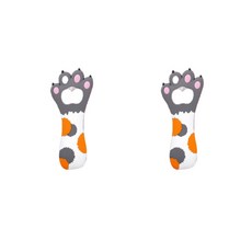 인조이굿즈 동물발 병따개, 그레이발, 2개
