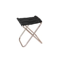 프랑온드 캠핑 낚시 등산 폴딩 경량 접이식 보조 의자, 실버, 1개