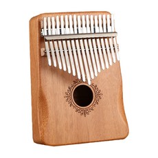 Eco Kalimba優質桃花心木卡林巴琴 17音階+組成品 6種組, 圓形原件