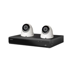 캠플러스 메탈바디 500만화소 CCTV 돔카메라 실내용 2p + 4채널 녹화기 세트, 녹화기(CPR-480), 카메라(CPD-500)