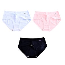 브이라인 면 임산부 팬티 3종 세트