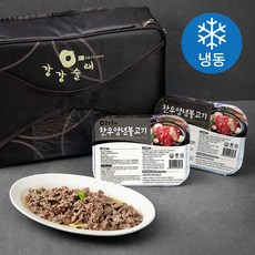 강강술래 한우 양념불고기 2팩 선물세트 2호 (냉동), 1500g, 1개
