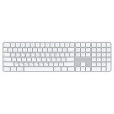 Apple Silicon 장착 Mac용 Magic Keyboard Touch ID 탑재, 한글, 화이트, 숫자패드 포함, 일반형