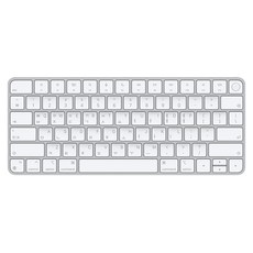 Apple Silicon 장착 Mac용 Magic Keyboard Touch ID 탑재, 한글, 화이트, 미포함, 텐키리스