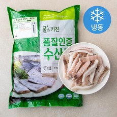 풀스키친 국산 손질 품질인증 선동 오징어 몸통채 1 x 5 cm (냉동), 1kg, 1개