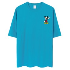 남녀공용 디즈니 미키 오버핏 반팔 티셔츠 DNMKOT2015F