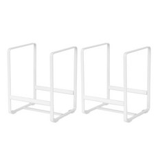 리본제이 리메이크 접시 정리대 2p, 2개, 화이트