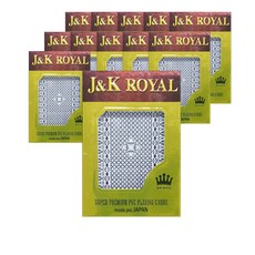 J & K Royal 트럼프 카드 12p, 혼합색상