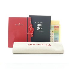 제이밀크 쁘띠 임신축하 태교선물 세트, 레드(다이어리), 1세트