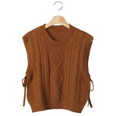 꽈배기니트조끼