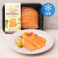 닥터살몬 훈제연어 슬라이스 (냉동), 140g, 1팩