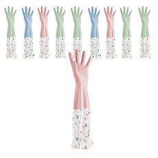 버클 롱 벨벳 고무장갑세트 L 52cm, 10세트