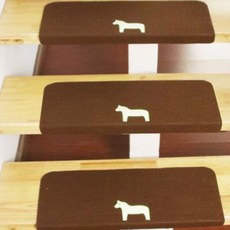 Itemtrade 아템트 미끄럼방지 계단매트 2p, 33 샤오마(커피)