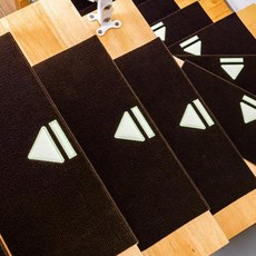 Itemtrade 아템트 미끄럼방지 계단매트 2p, 26 애로우(딥커피), 2개