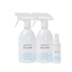 엄마랑아기랑 토이클리너 살균소독제 500ml x 2p + 70ml, 1세트