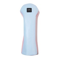 포니테일 골프 드라이버 헤드커버, 블루 + 핑크