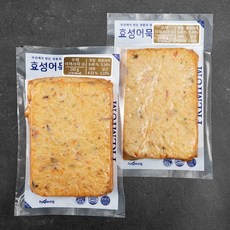 효성어묵 수제 야채사각 소, 260g, 2개