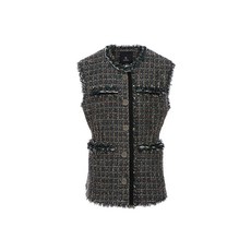 폴앤조트위드배색양모베스트