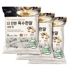 더 진한 육수 한알 진한맛 25p, 100g, 3개