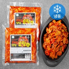 강창구찹쌀진순대 창구식품 직화구이 매콤양념 곱창 (냉동), 200g, 2개