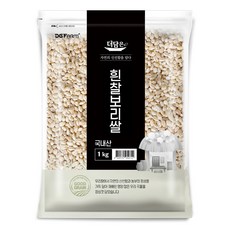 더담은 2023년산 햇곡 국산 흰찰보리쌀, 1kg, 1개