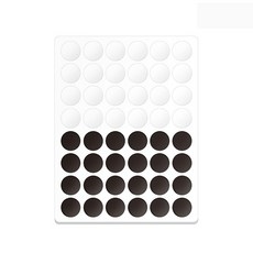Magnetopia 黑白旗子磁鐵, 1組, 48片