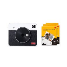 코닥 미니샷 3 레트로 폴라로이드 카메라 white + 카트리지 60p, 1개, C300R