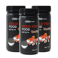 이스타 금붕어 사료 부상성, 55g, 3개