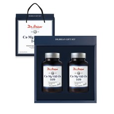 닥터브라이언 칼슘 마그네슘 비타민D 아연 131g x 2p 선물세트, 1세트, 90개
