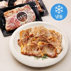 육진미가 시즈닝 돼지목살 구이용 (냉동), 300g, 3개